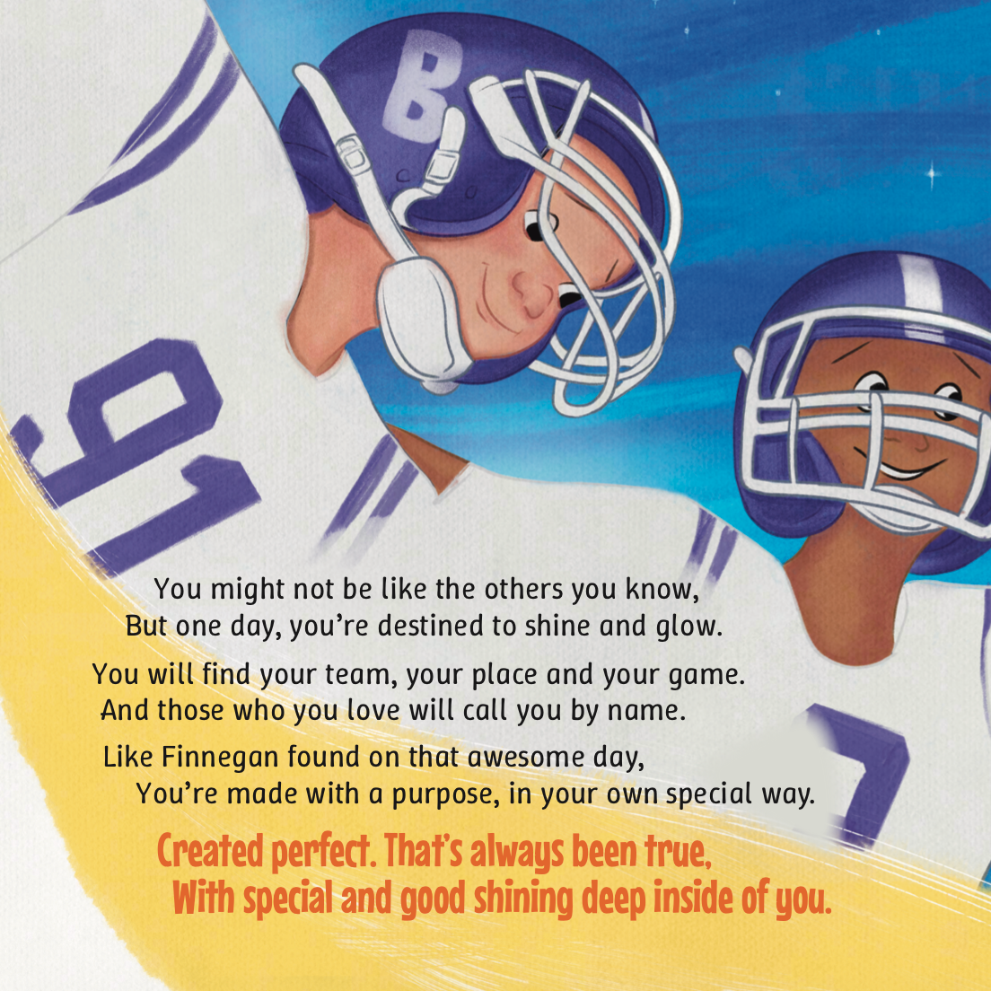 Finnegan, The Football. Created Perfect, Special and Good | Special "Read with Me" Edition