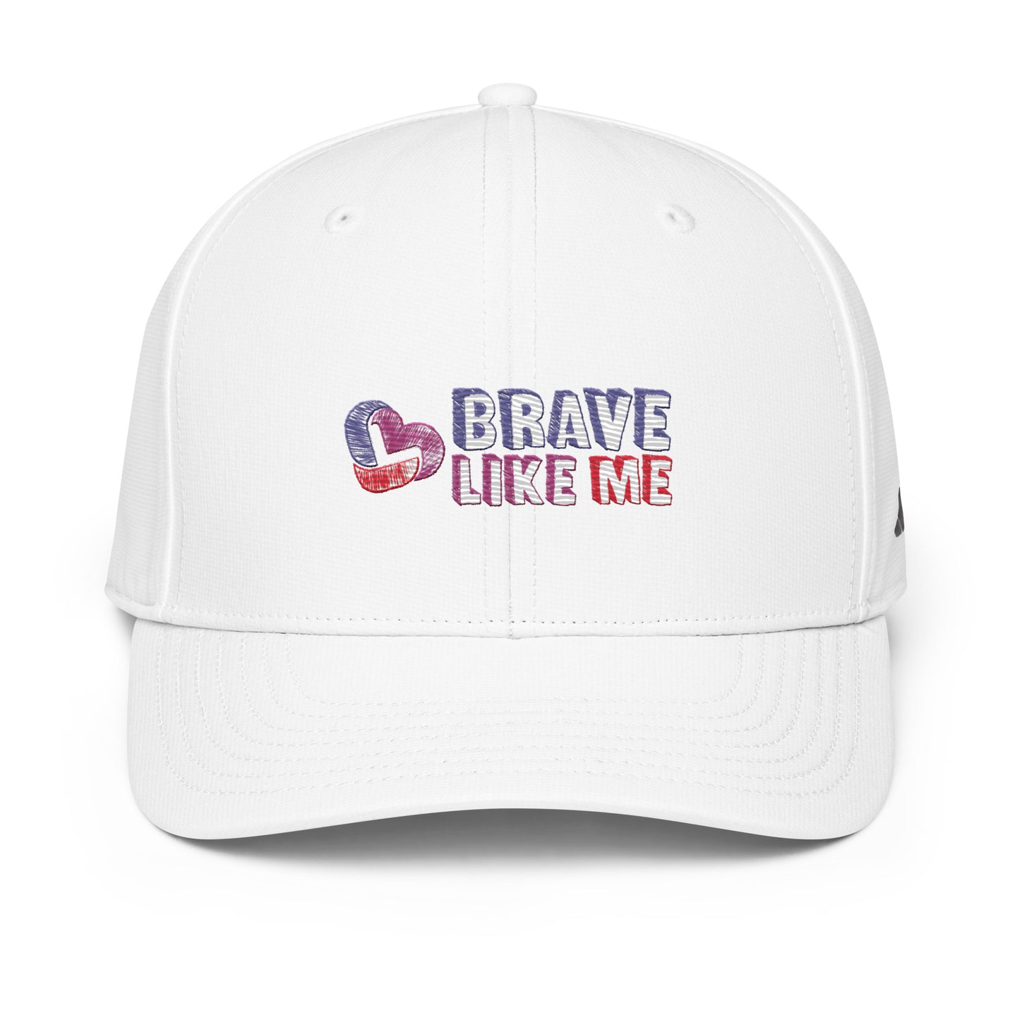 Brave Like Me Embroidered Adidas Performance Hat (Unisex)