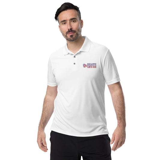 Brave Like Me Embroidered Adidas Performance Polo (Men's)