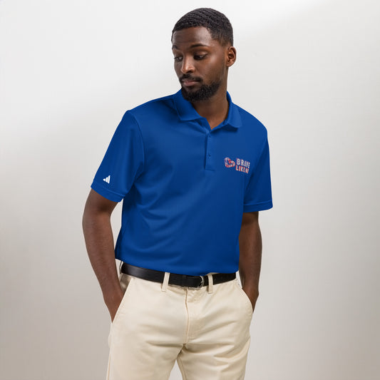 Brave Like Me Embroidered Adidas Sport Polo (Men's)