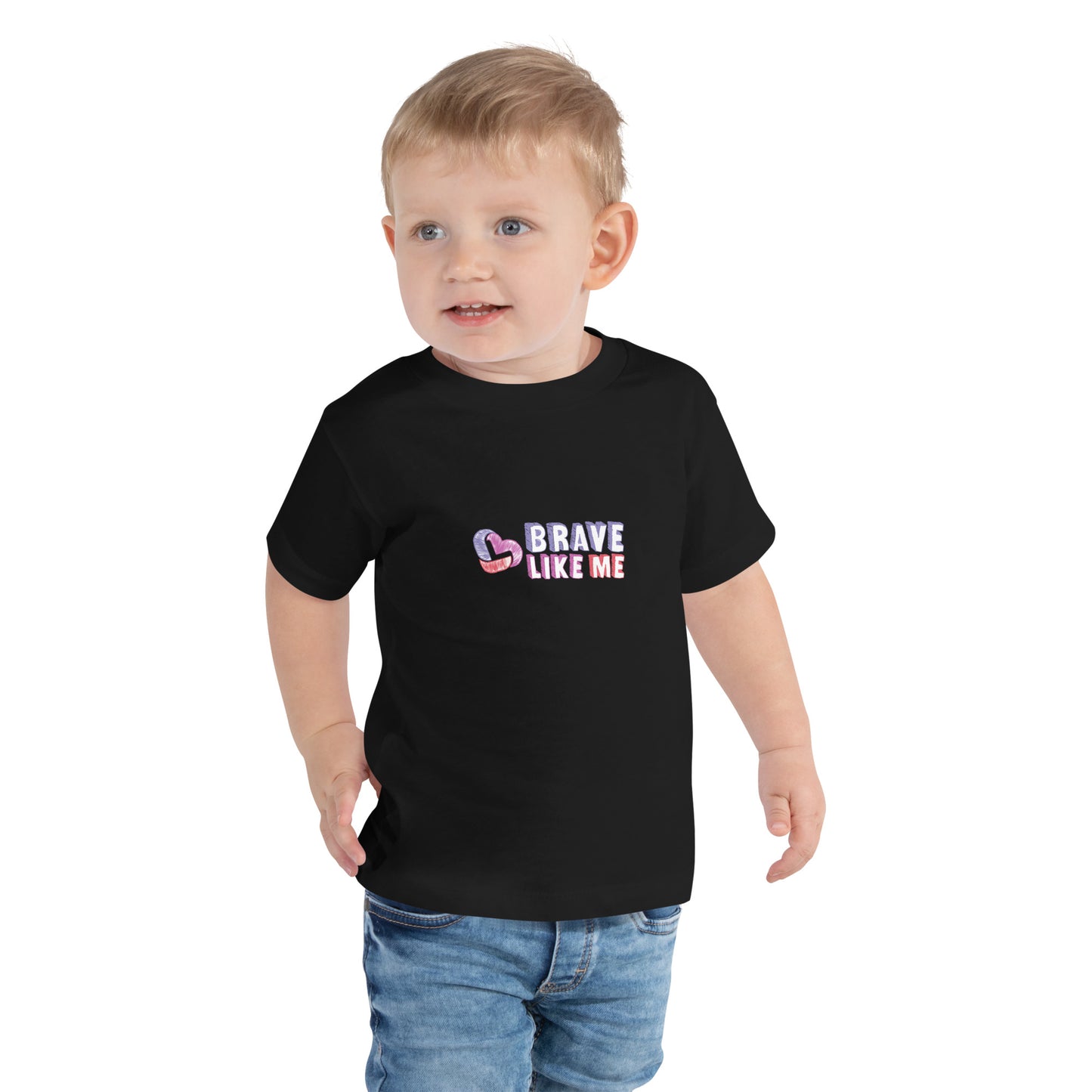 Brave Like Me Toddler Short Sleeve Tee (Unisex)