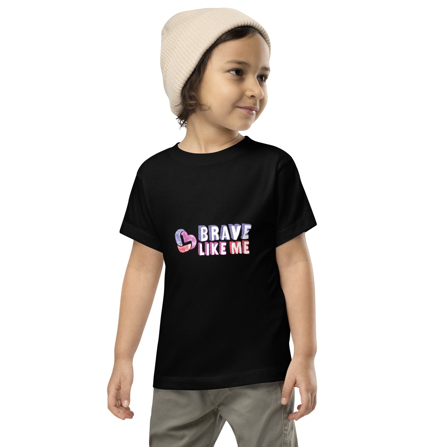Brave Like Me Toddler Short Sleeve Tee (Unisex)