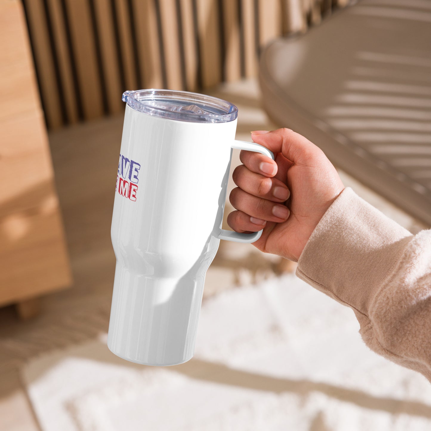 Brave Like Me Travel Mug with Handle