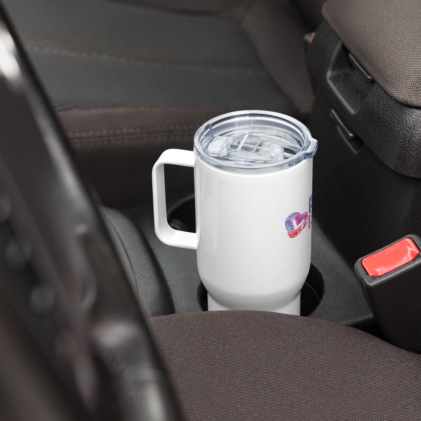 Brave Like Me Travel Mug with Handle