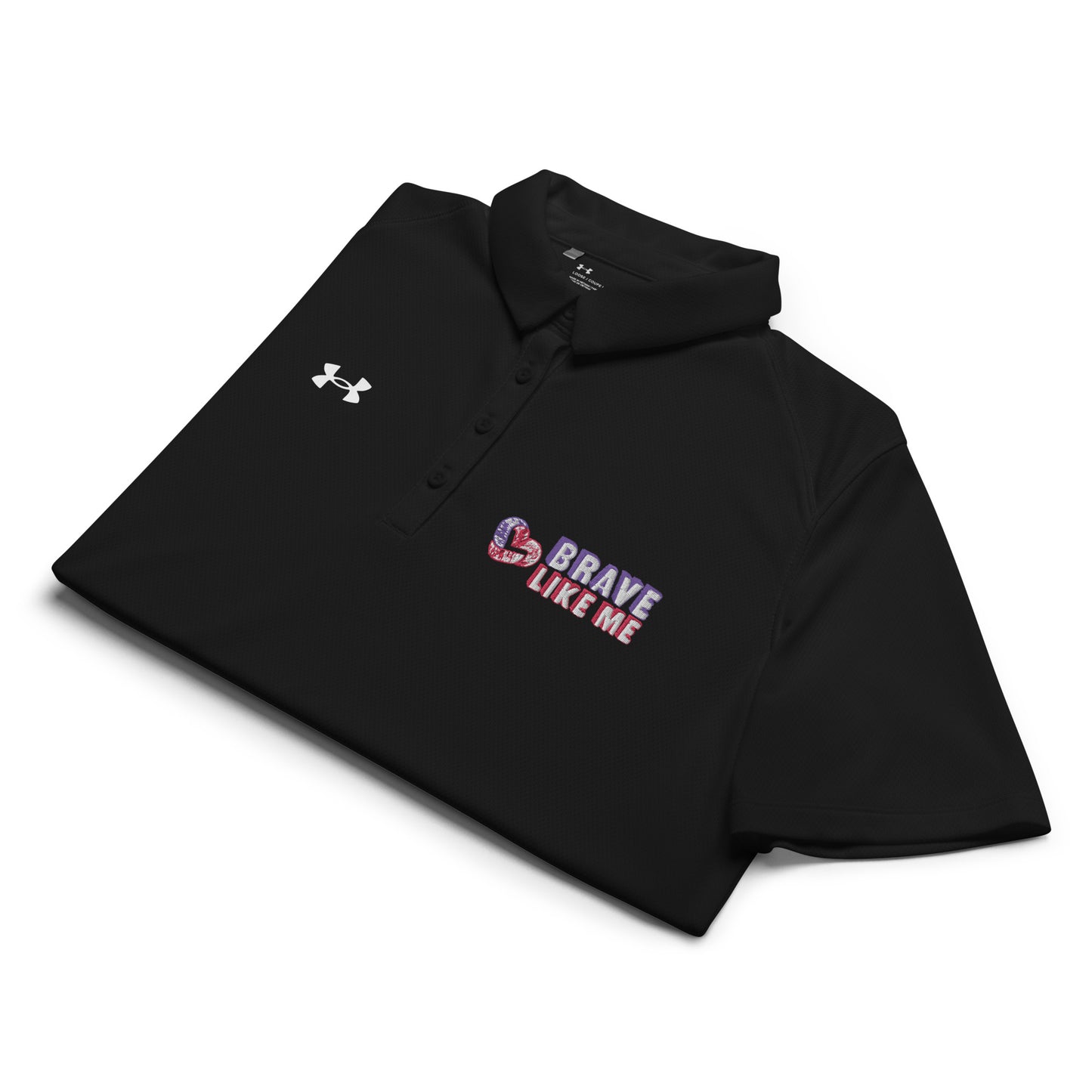 Brave Like Me Embroidered Under Armour® Polo (Women's)