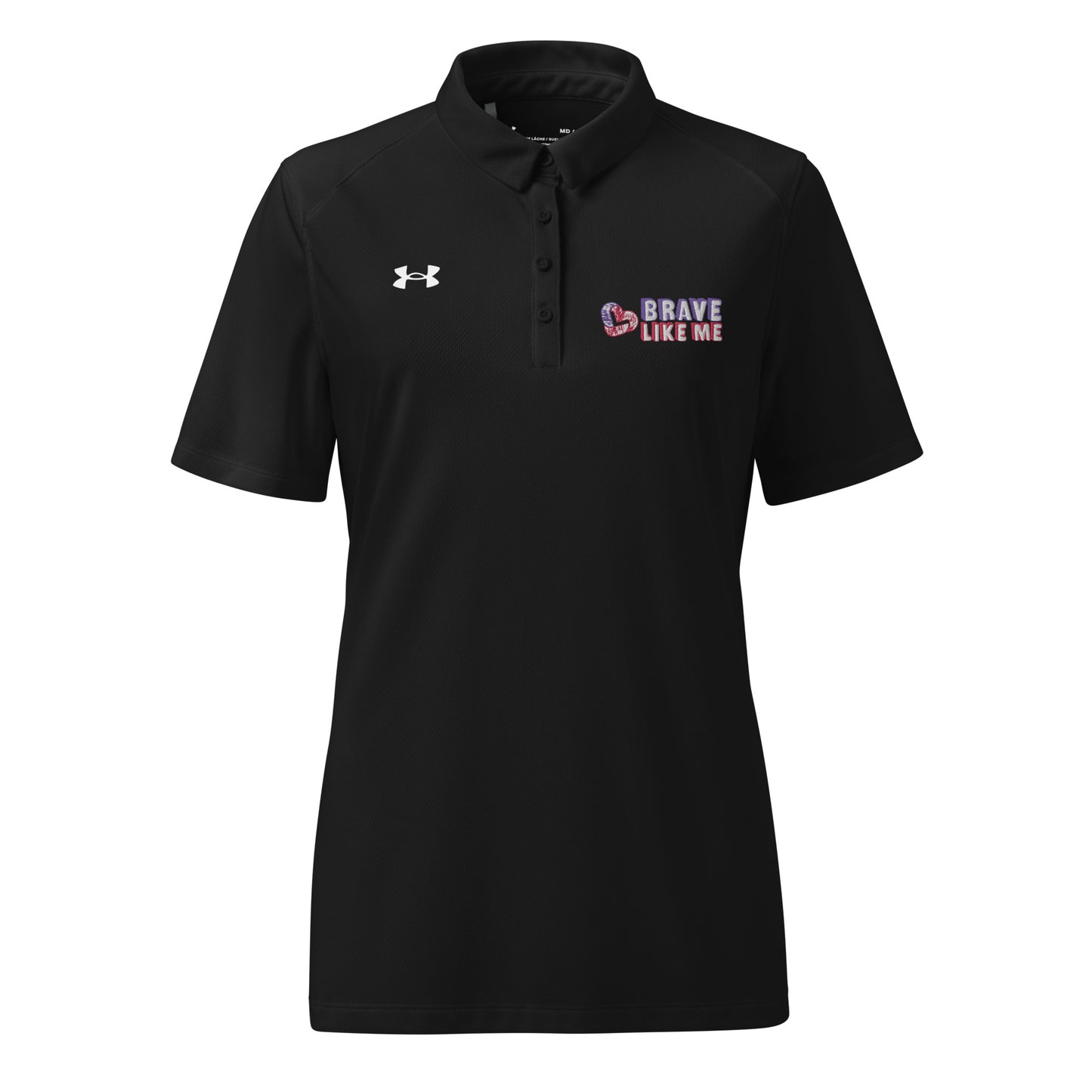 Brave Like Me Embroidered Under Armour® Polo (Women's)