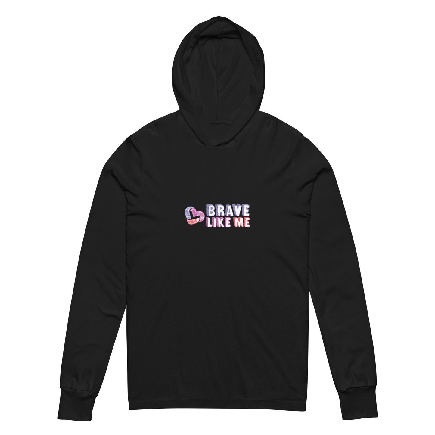 Brave Like Me Hooded Youth Long Sleeve T-Shirt (Unisex)