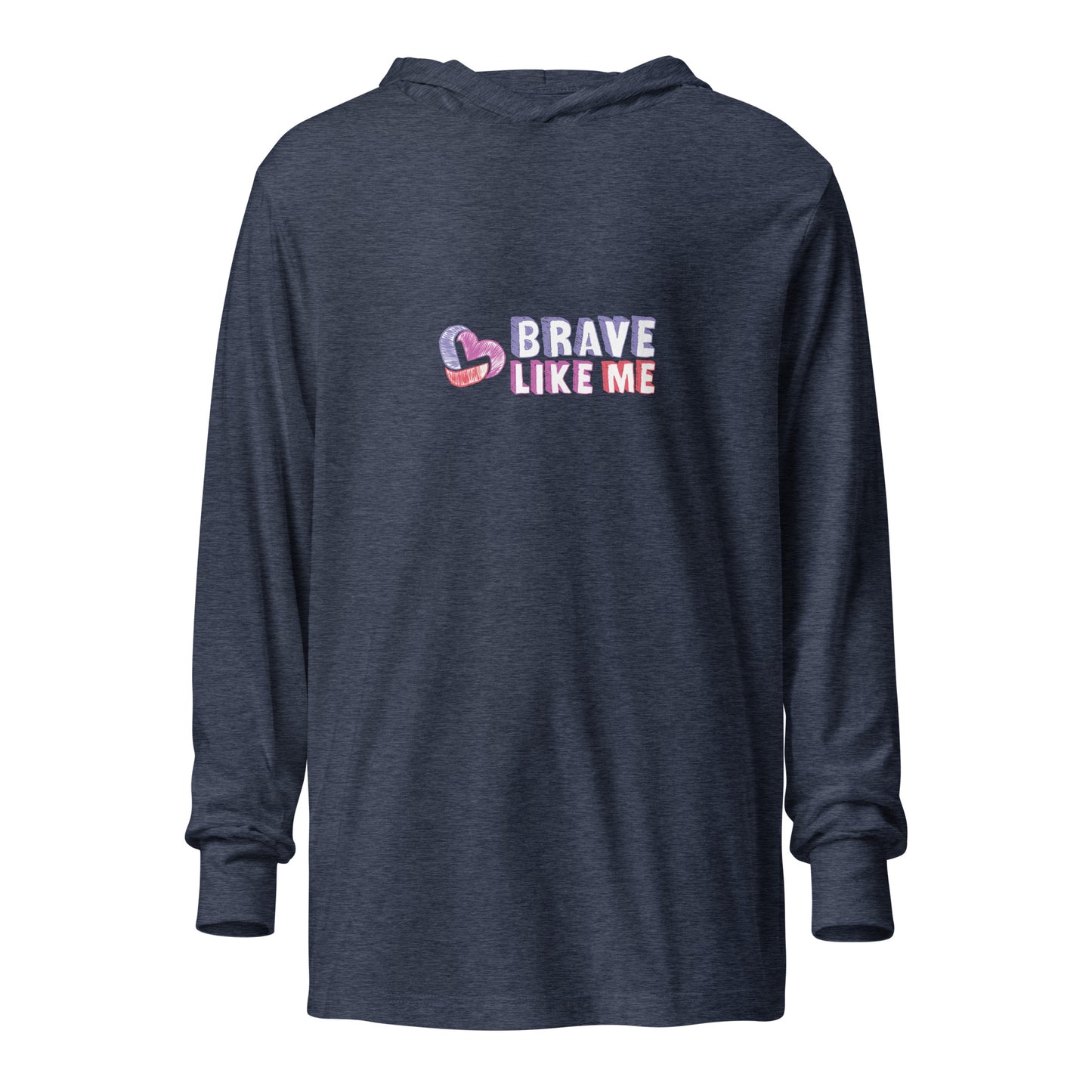 Brave Like Me Hooded Youth Long Sleeve T-Shirt (Unisex)