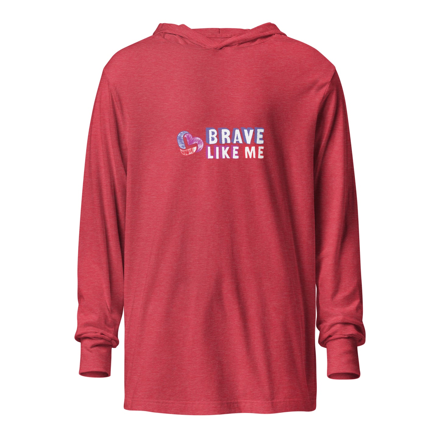 Brave Like Me Hooded Youth Long Sleeve T-Shirt (Unisex)