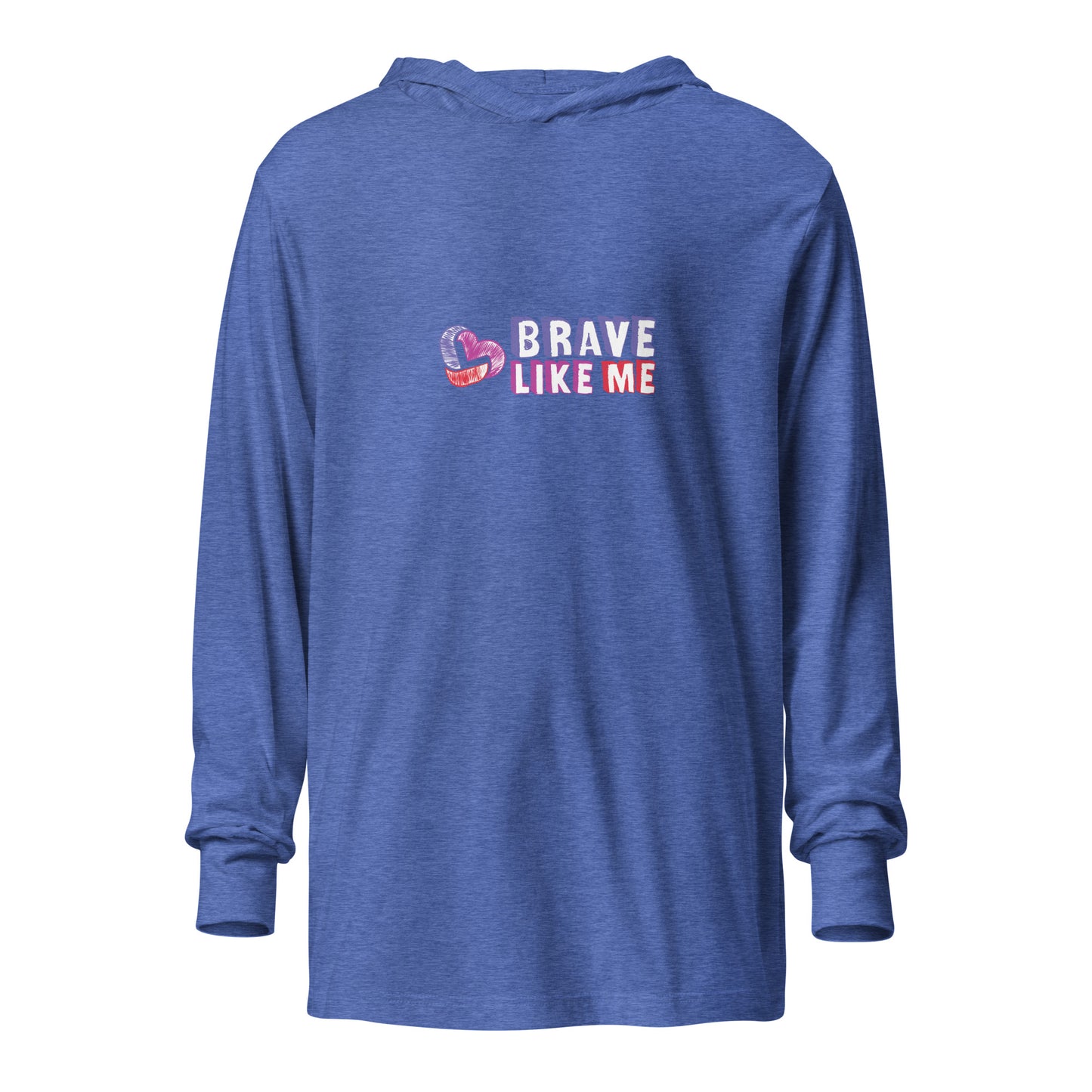 Brave Like Me Hooded Youth Long Sleeve T-Shirt (Unisex)