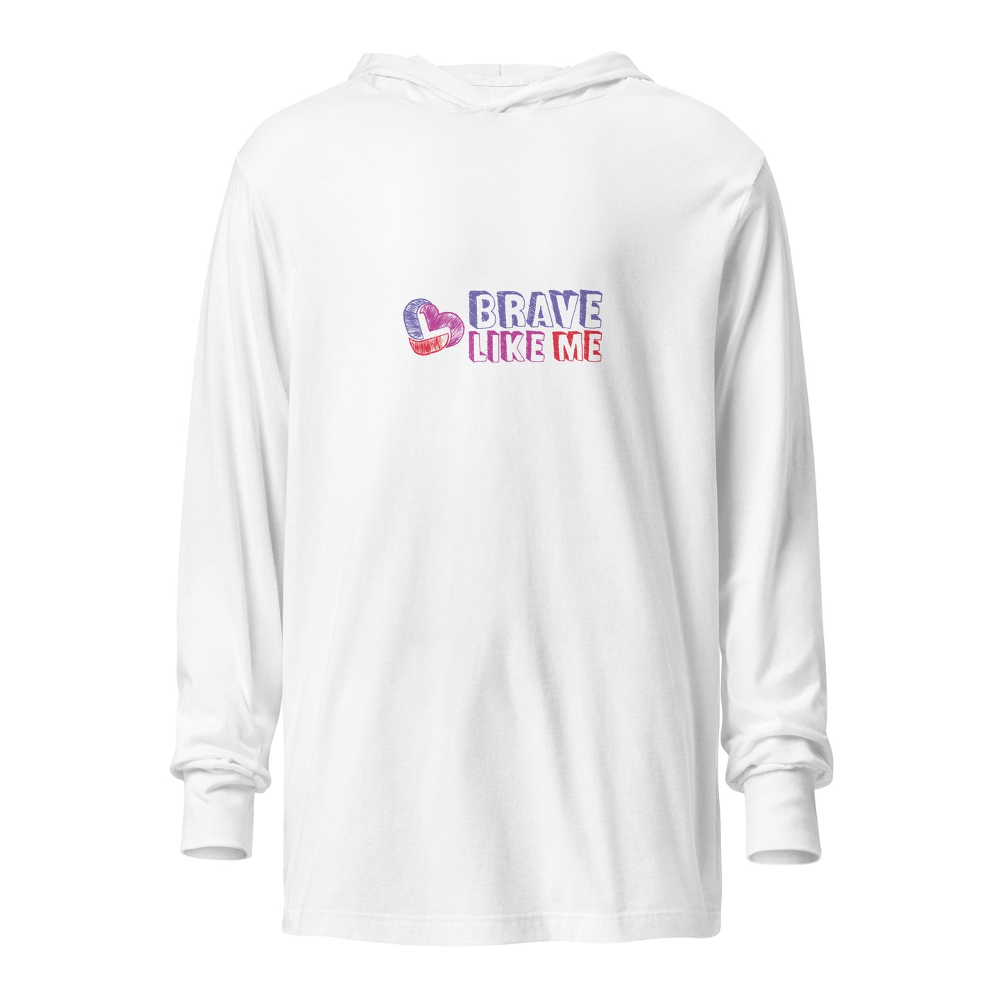 Brave Like Me Hooded Youth Long Sleeve T-Shirt (Unisex)