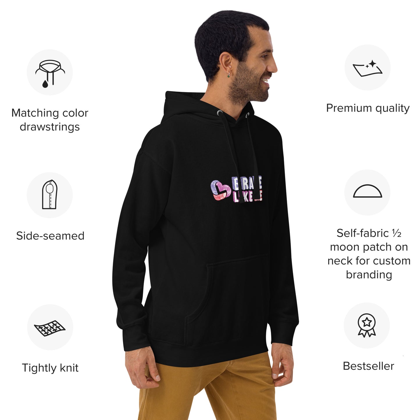 Brave Like Me Premium Hoodie (Unisex)