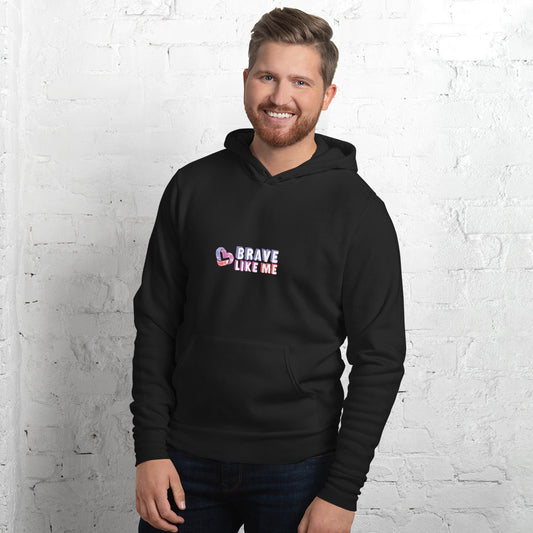 Brave Like Me Cotton Blend Pullover Hoodie (Unisex)