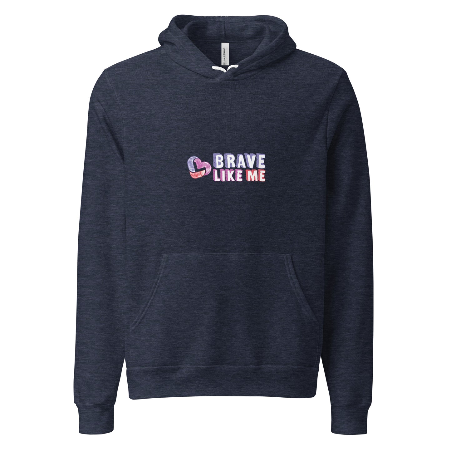 Brave Like Me Cotton Blend Pullover Hoodie (Unisex)