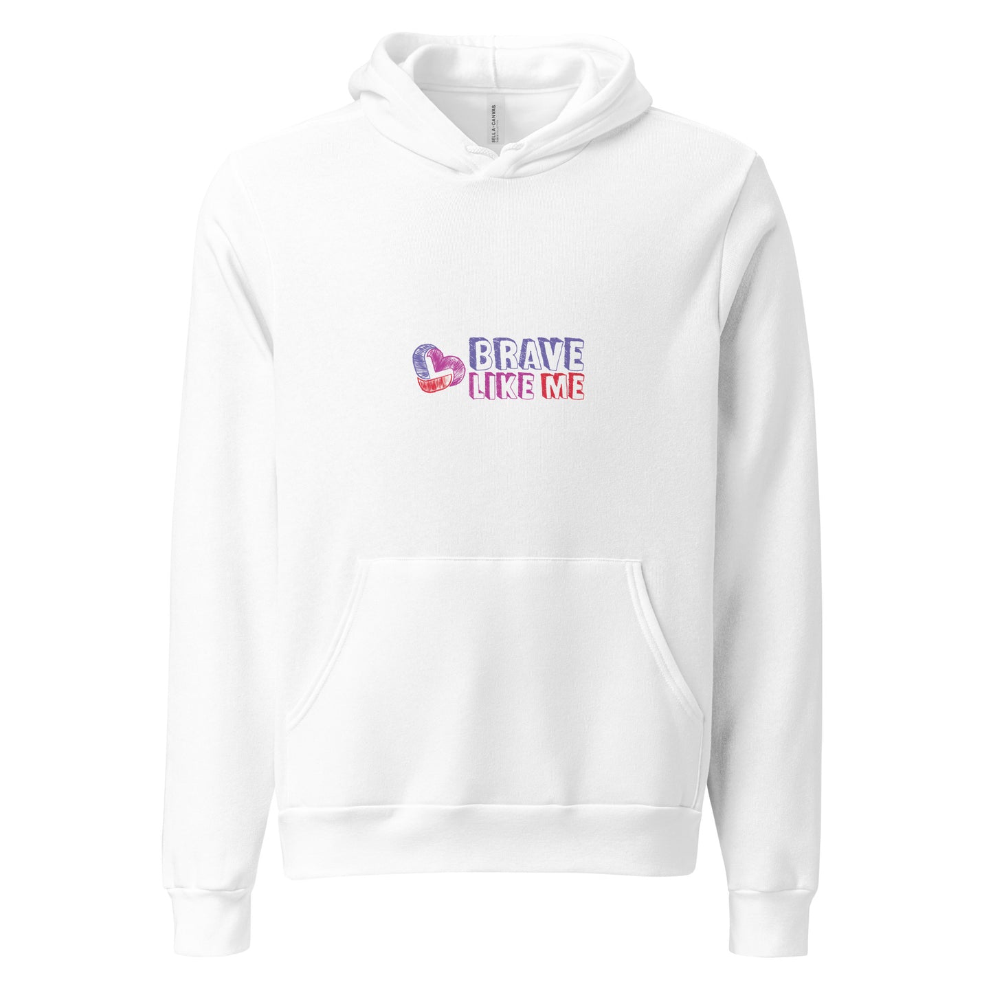 Brave Like Me Cotton Blend Pullover Hoodie (Unisex)