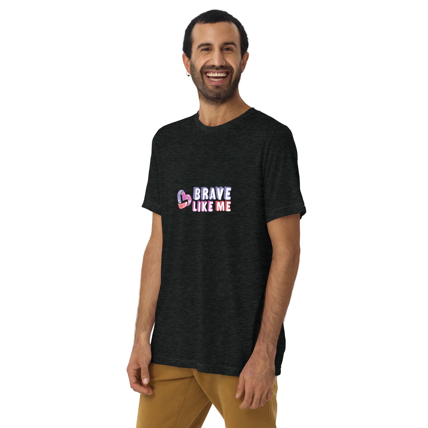 Brave Like Me Tri-Blend T-Shirt (Color Logo, Unisex)