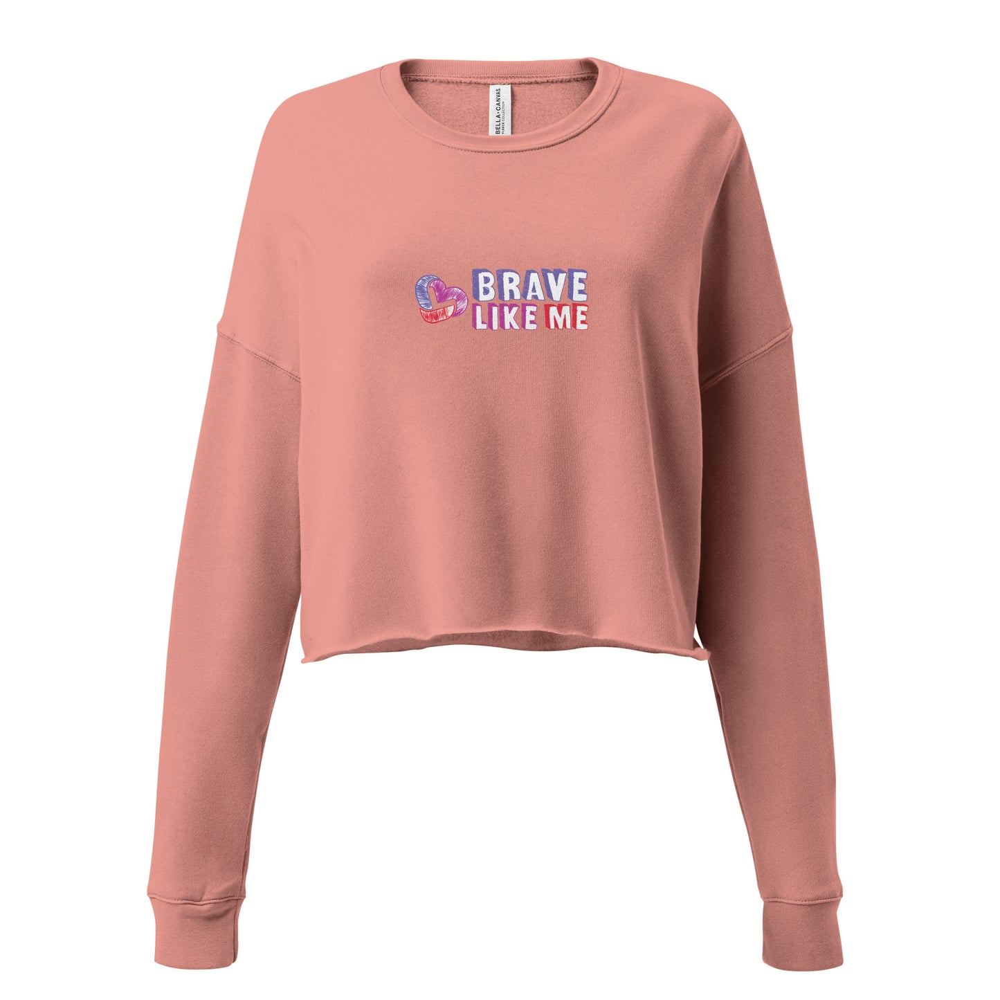 Brave Like Me Crop Crewneck