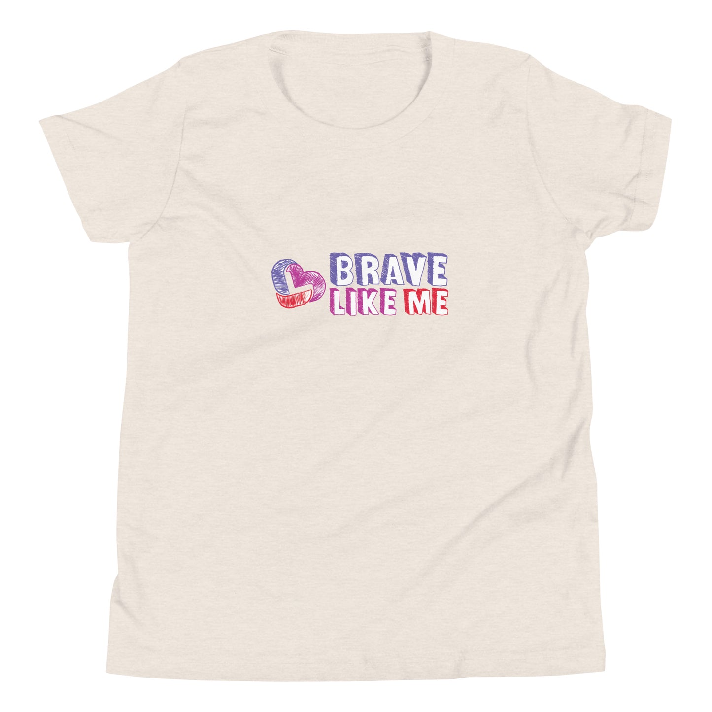 Brave Like Me Youth Tee (Color Logo, Unisex)